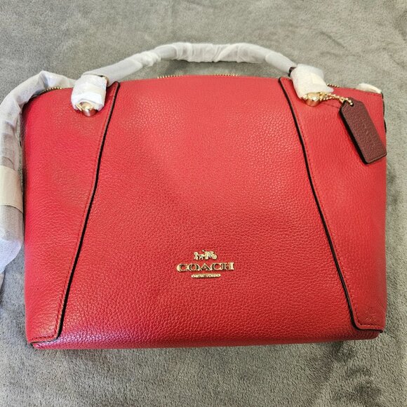 Red Coach Purse - Picture 1 of 6